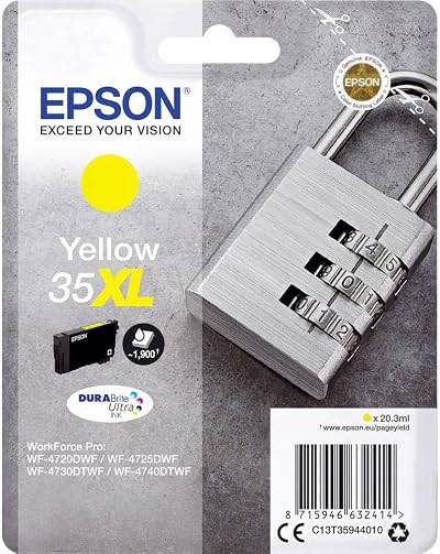 Epson 35XL Yellow DURABrite Ultra Ink Cartridge High Yield