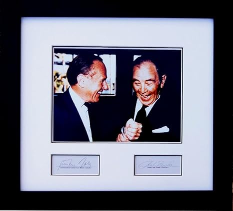 Amazon フレーム付き写真のgen ギュンター ラルand Col ハブzemke With鉛筆autographs Framed写真 アートフレーム ポスター オンライン通販