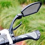 JZK Right Side Bike Mirror 360° Rotatable Stainless Lens 21–26mm Clamp view 7