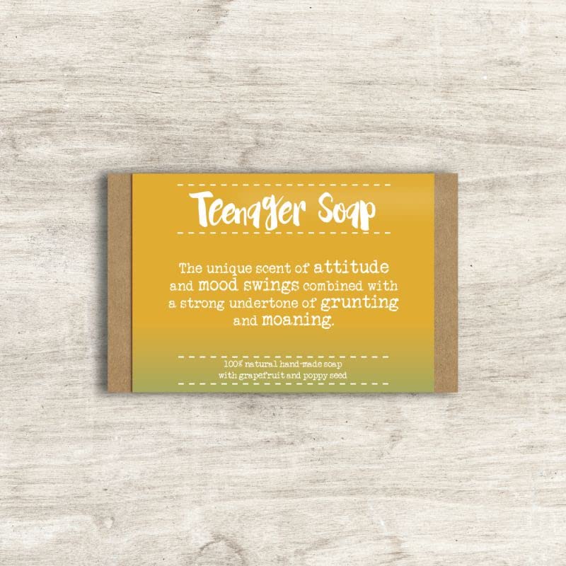 Teenager Soap Bar In Gift Box Novelty Gift Idea By Dandelion Stationery SP014