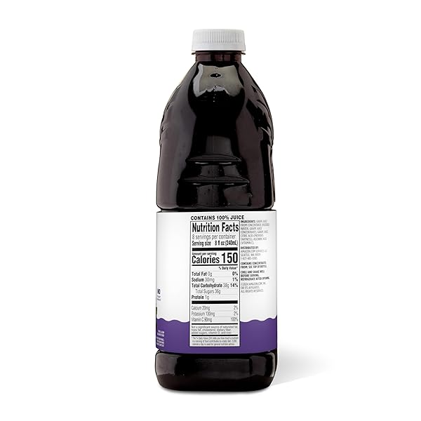 AMAZON GROCERY, GRAPE JUICE, 64 FL OZ (PREVIOUSLY HAPPY BELLY, PACKAGING MAY VARY)
