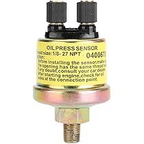 Oil Pressure Gauge Sending Unit: In-dash Automobile Gauge Senders