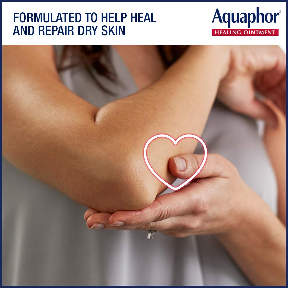 Aquaphor Healing Ointment - Pack of 6, Protectant for Dry Cracked Skin, Dry Hands, Travel Size - 1.75 oz. Tube : Therapeutic Skin Care Products : Beauty