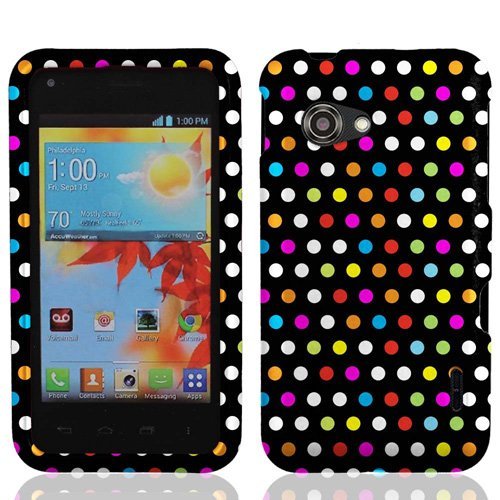 LG Enact VS890 case, Luckiefind Designer Hard Case Cover, Stylus pen Bundle Accessory (Rainbow Dot) LG Enact VS890 case, Luckiefind Designer Hard Case Cover, Stylus pen Bundle Accessory (Rainbow Dot)