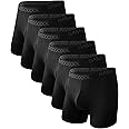 BAMBOO COOL Breathable Men's Underwear Modern Multipack Comfortsoft Moisture-Wicking Boxer Briefs 6 Pack