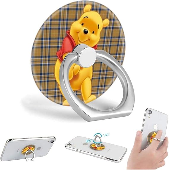 Cell Phone Ring Holder Disney Winnie Pooh 360 Degree Rotation Phone