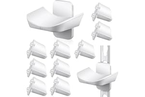 Abbylike Competition Pinless Jump Cups Jump Cue Quick Adjust Height, No Lost Pins and Lightweight Durable for Only Pinless Track Systems for Hobby Horse Jumper Equestrian Activities