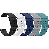 Lamshaw Compatible with Dyurwa P97 Smart Watch Band, Classic Watch Bands Soft Silicone Bands Bracelet Sports Strap Compatible for Soudorv P97, Dyurwa P97 Smart Watch