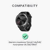 kwmobile USB-C Charger Cable for Garmin vivomove Trend Lily HR Forerunner 35 30 view 2