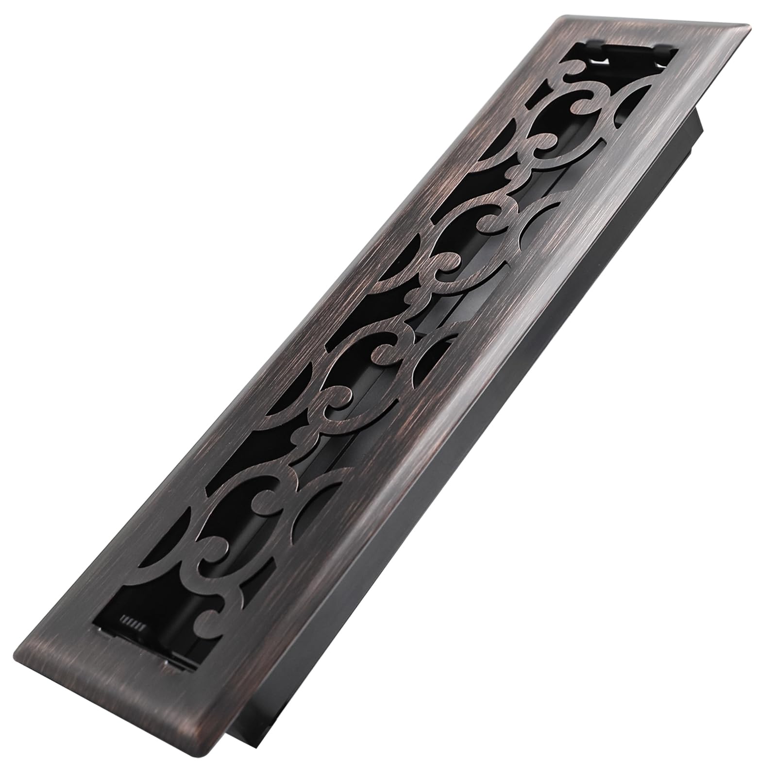 Howeall 2x12 Inches Heavy Duty Walkable Floor Register - Easy Adjust ...