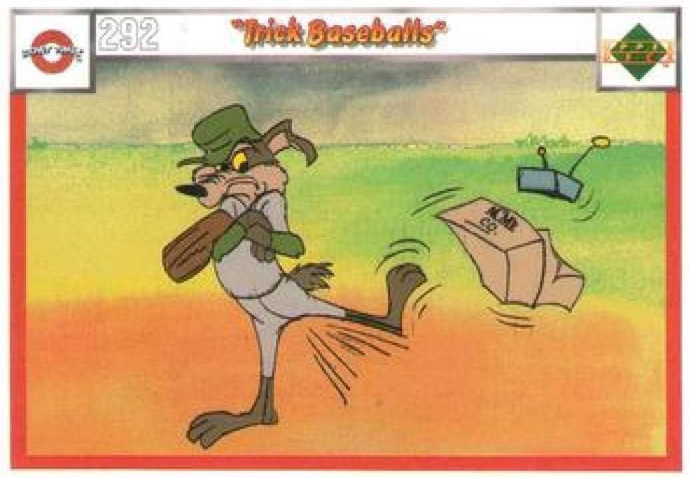 1990 Upper Deck Looney Tunes Comic Ball MLB Baseball #310/319 Calamity Jane Baltimore Orioles Sylvester Junior