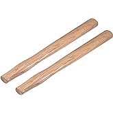 uxcell 16 Inch Hammer Wooden Handle Wood Handle Replacement for 2 to 4 Lb Hammer Oval Eye 2 Pack