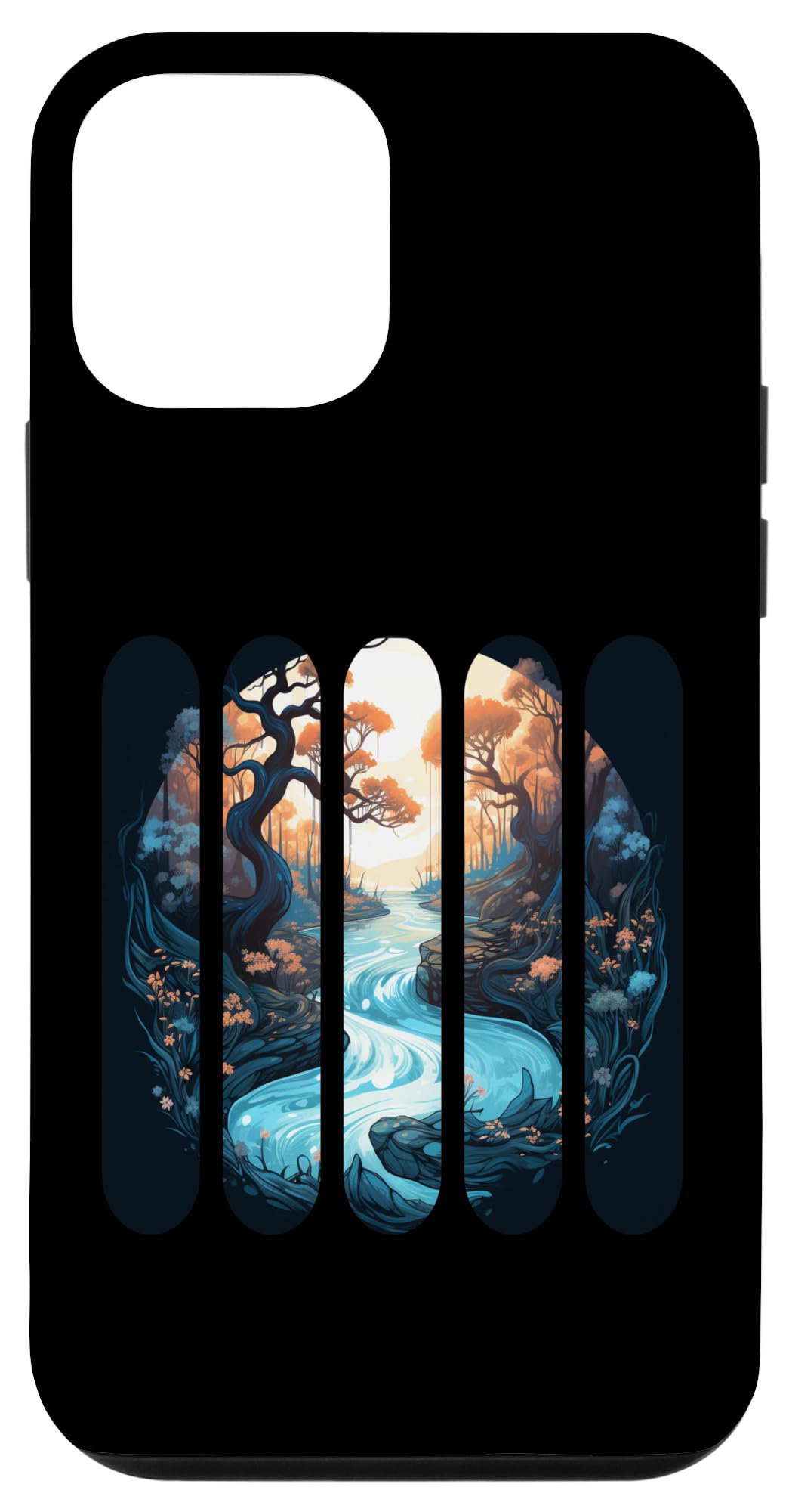 iPhone 12 mini Enchanted Riverbend: Mystic Waters down Serenity Stream Case