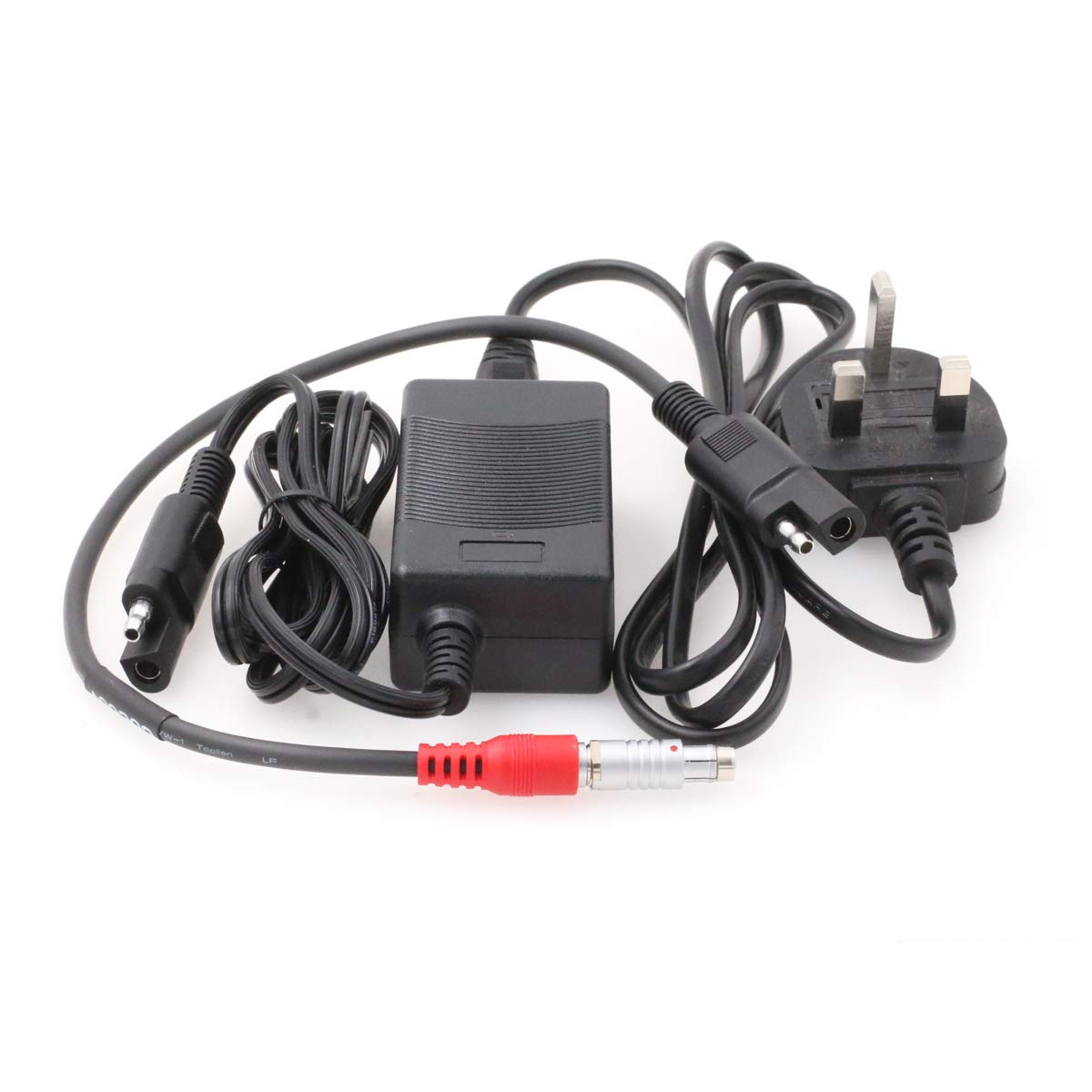 SZRMCC EDC117 AC-DC 12V SAE Adapter with A00302 Power Cable for GPS Hiper Series Legacy Series GA GB Plus GR-3 GR-5