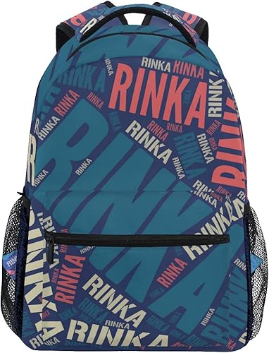 Amazon 通学 リュック 人気の名前 梨花 Rinka りんか柄 メンズ レディース おしゃれ リュックサック 高校生 アウトドア 旅行 軽量 人気 男女兼用 Ryuji レディース