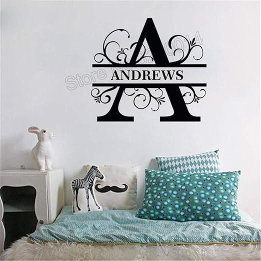 Guijiumai Letra Etiqueta De La Pared Nombre Del Diseno Decoracion