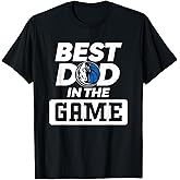 Mens NBA Father's Day Best Dad in The Game Mavericks Logo T-Shirt