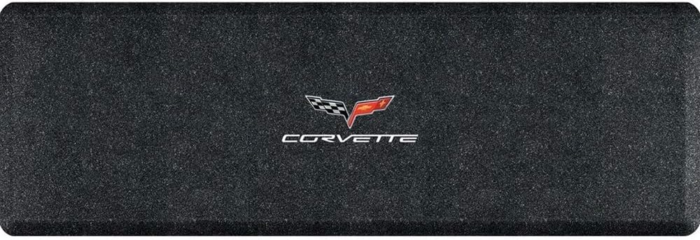 Amazon Com C6 Corvette Crossed Flags Logo Smart Step Garage Floor