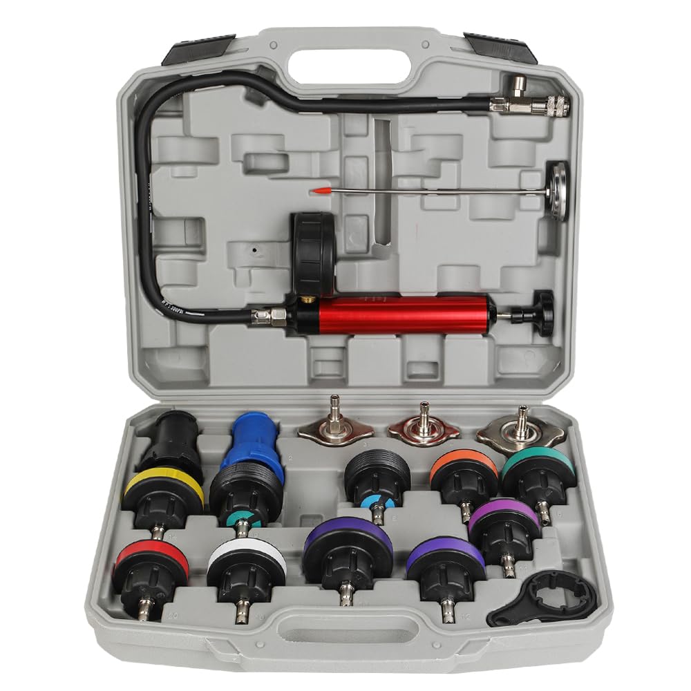 Photo 1 of WNZ 18PC Coolant Pressure Tester Kit, Radiator Cooling System Pressure Tester Kit, Radiator Pressure Tester Kit