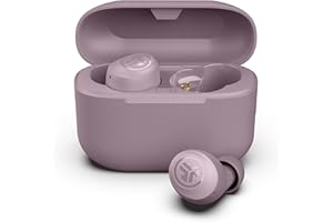 JLab Go Air Pop+ True Wireless Earbuds, in Ear Headphones, Bluetooth Earphones, 35H Playtime Ear Buds, Bluetooth Earbuds with Microphone, USB-C Charging Case, Dual Connect, EQ3 Sound, Mauve