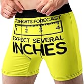 Random Stock Apparel Funny Men’s Boxers – Stretchy, Tag-Free, Breathable Underwear, Gag Gifts for Men