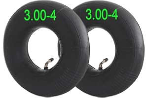 2-Pack Heavy Duty 3.00-4 Inner Tube 260x85 Tube Bend Valve