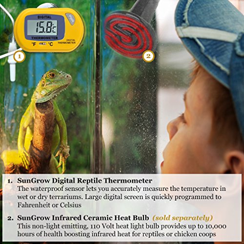 5 Reptile+Terrarium+Digital+Thermometer+Temperature