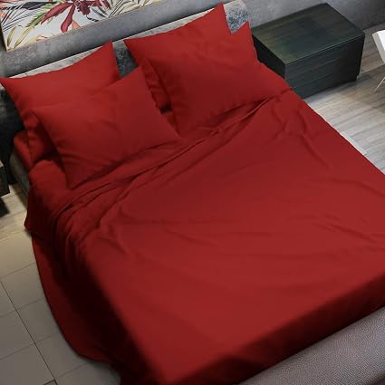 Petti Artigiani Italiani Drap Housse 140x200 Rouge - 