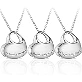 Decor Urns 3 Pack Cremation Jewelry for Ashes Heart Urn Necklaces for Ashes, Urn Locket for Ashes Memorial Urn Jewelry Waterproof Keepsake Pendant with Funnel Kit & Bag