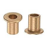 HARFINGTON 2pcs Flange Bearing Sleeve 10mm Bore