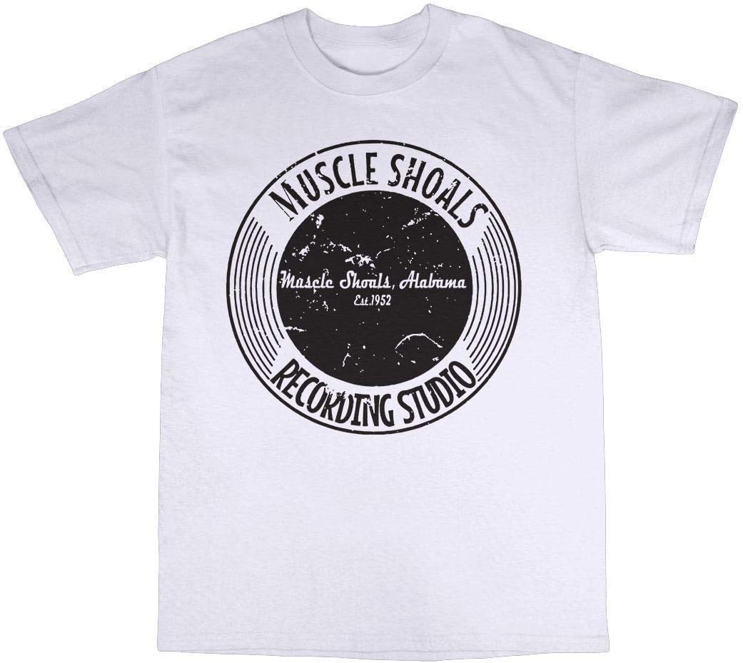 WAEEUSD Men's T-Shirt 100% Cotton Sound Studio Recording Alabama Sheffield Round Neck Tees