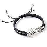 Wolentty His Hers Couples Bracelet Fish Hook
