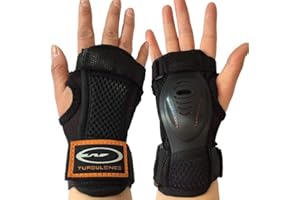 CTHOPER Wrist Guards, Wrist Palms Protective Gear Gloves for Roller Skating, Snowboarding, Skating, Skiing, Motocross, Biking - 1Pair