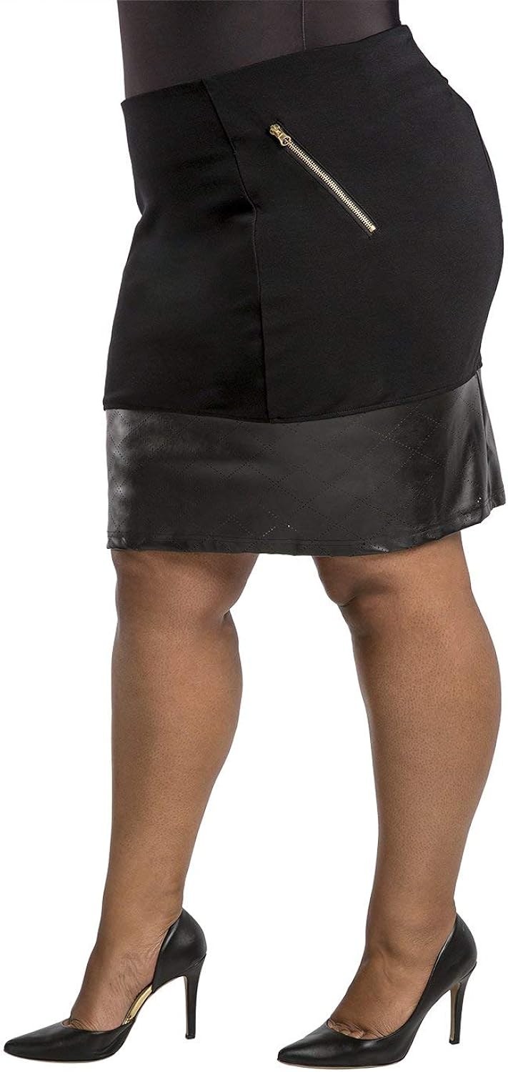 curvy leather dress