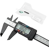 SCITOOLS Digital Caliper 0-6" Measuring Tool, Micrometer Caliper with Auto-Off Feature, Interchangeable Between inches and millimeters for Jewelry Measurement and 3D Printing