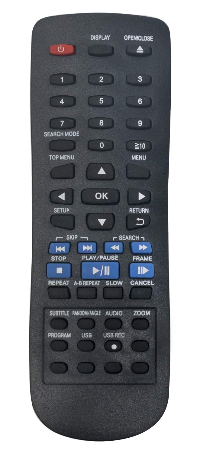 ALLIMITY N2QAYA000015 Remote Control Replacement for Panasonic DVD Player DVD-S48EE DVD-S48EP DVD-S500EG-K DVD-S68 DVD-S68EE DVD-S68EP DVD-S700EG-K TX-65GZ1000B DVD-S48 DVD-S48EG DVD-S500EB-K