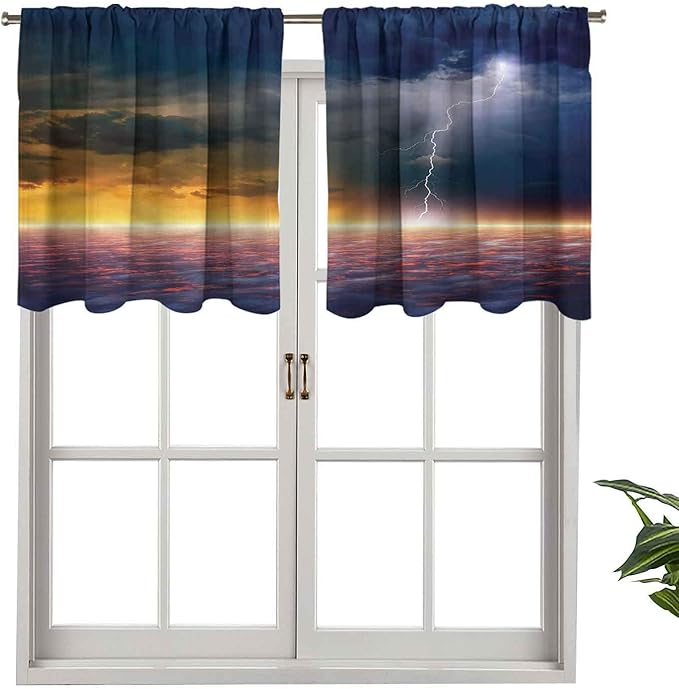 Hiiiman Cortina con aislamiento térmico para decoración del hogar