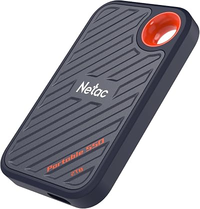 Netac ZX20 2TB Portable NVMe SSD USB 3.2 Gen 2x2 2000MB/s Read 1700MB/s Write