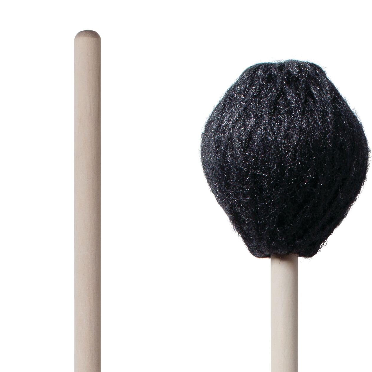 Vic FIrth - Corpsmaster® Series Marimba Mallets - M180 - Yarn - Synthetic Core - Soft - Black — image 1