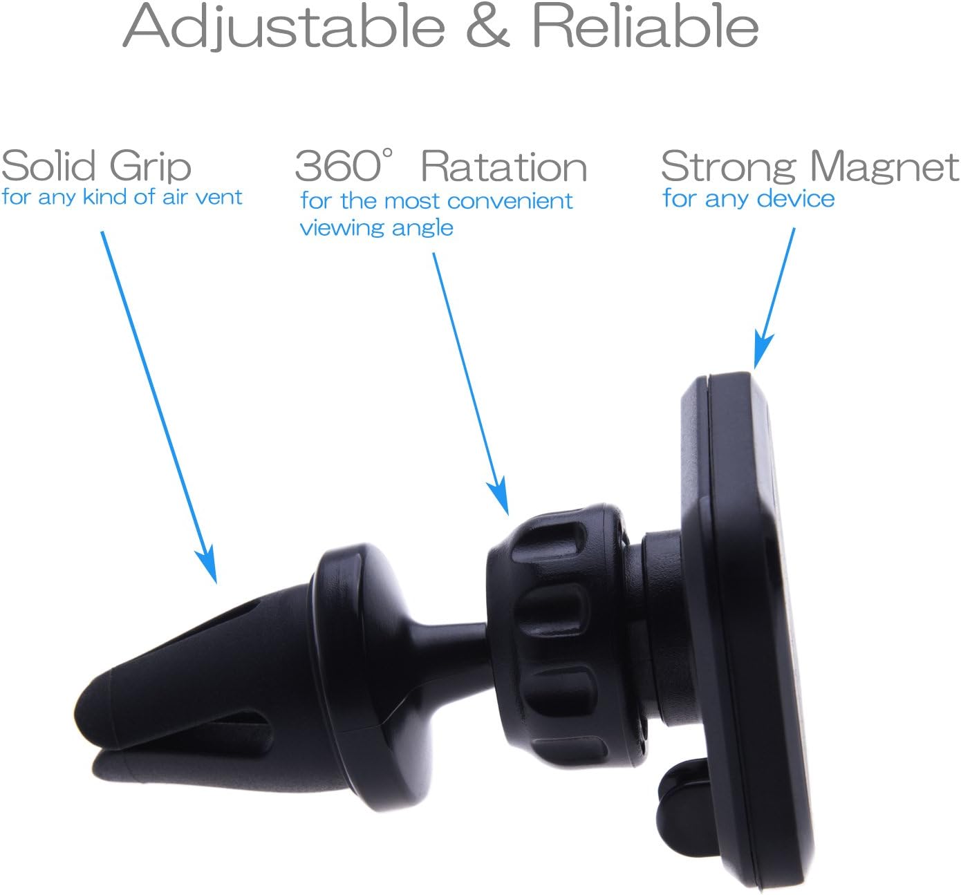 Keple Magnetic Car Air Vent Phone Holder, Magnetic Air Vent - Image 3