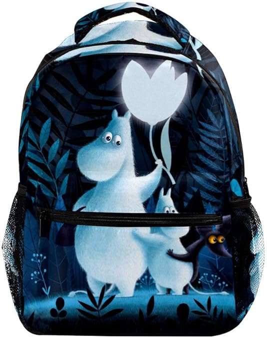 DJROWW Moomin Backpack Casual Sports Daypack Travel School Bag with