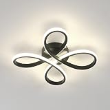 Comely Modern LED Ceiling Light 30W 3375LM 4500K 30cm Black