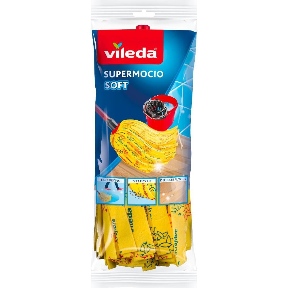 Vileda 110474 SuperMocio Soft Replacement Mop Head