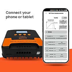 40A MPPT Solar Charge Controller: 12V/24V DC