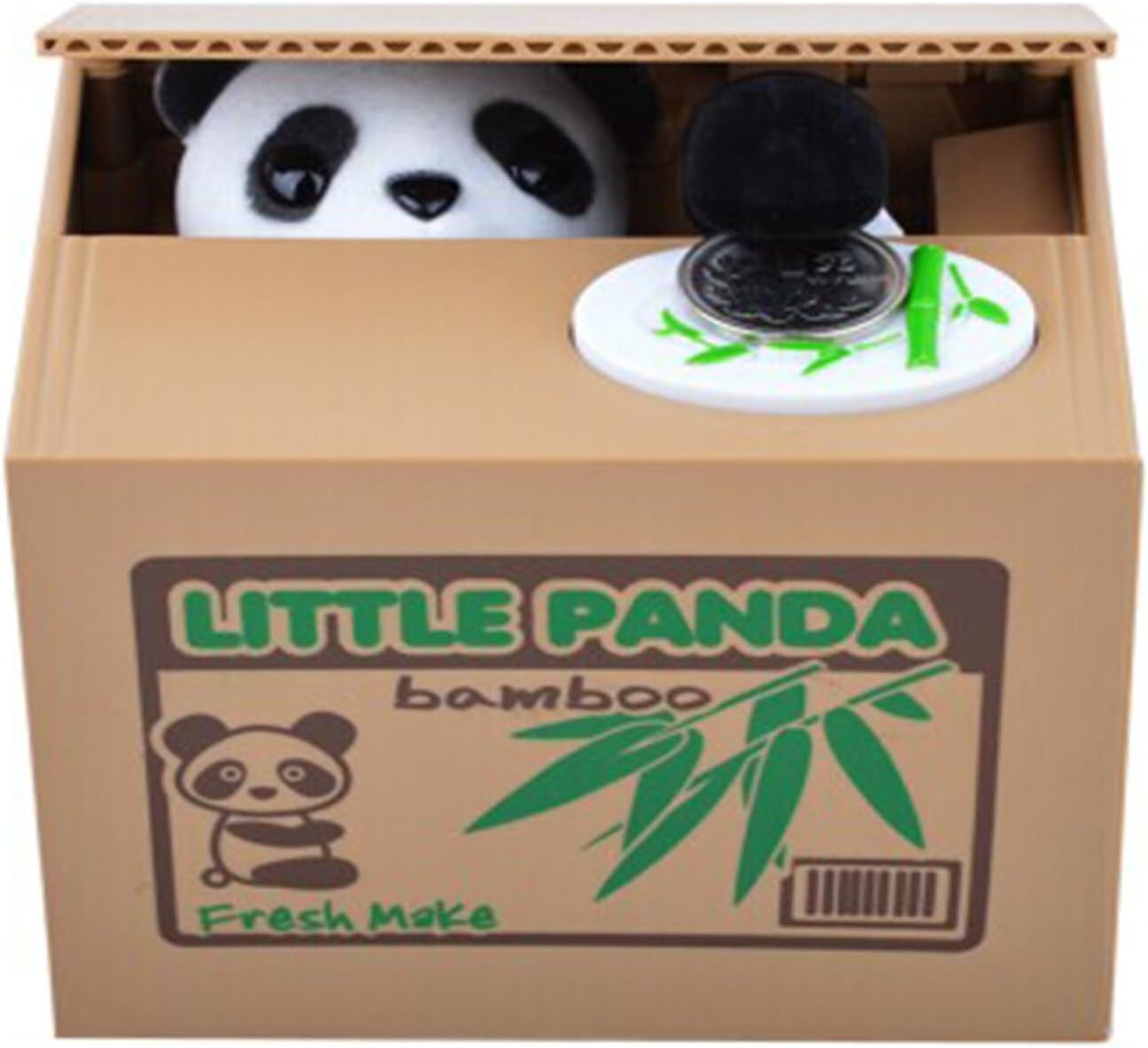 Stealing Money Box, Piggy Bank for Kids,Panda Money Boxs,Saving Money Box,Christmas/Birthday Gifts for Boys/Girls (Cute Panda)