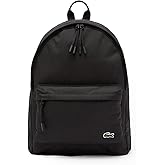 Lacoste Men's Sinpople Monogramme Backpack, Black, One Size
