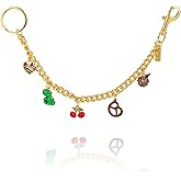 JIMYICLR Cute Bag Chain Charms for Handbag, Gold Purse Extender Chain, Wallet Chain Keychains Purse Charms for Women