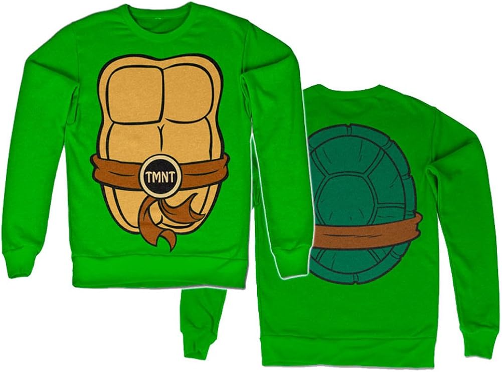 Teenage Mutant Ninja Turtles Officially Licensed Merchandise TMNT Costume Sweatshirt (Green)