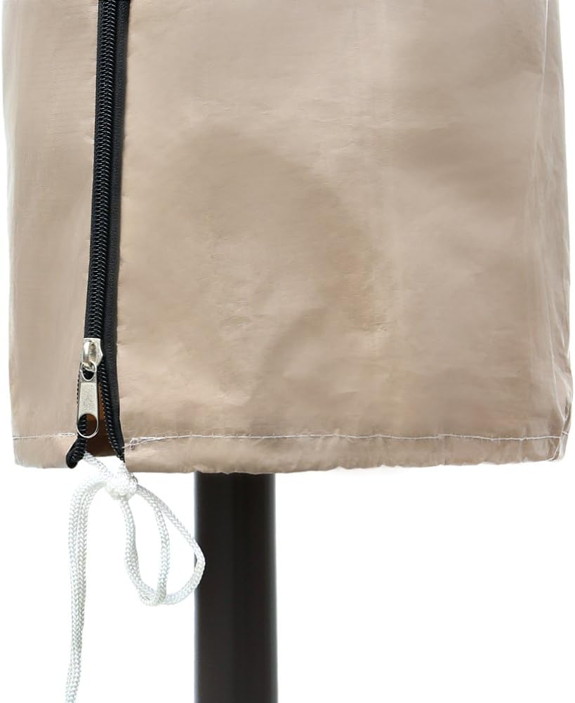 Le Papillon Outdoor Market Patio Umbrella Cover For 7 11 Ft Umbrella Water Resistant Beige