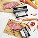 KLEMOO Meat Tenderizer Tool - 48 Ultra Sharp Needle Stainless Steel Blades Kitchen Tool for Chicken, Steak, Beef, Pork, Fish, Make a Difference in Tenderness (Black)